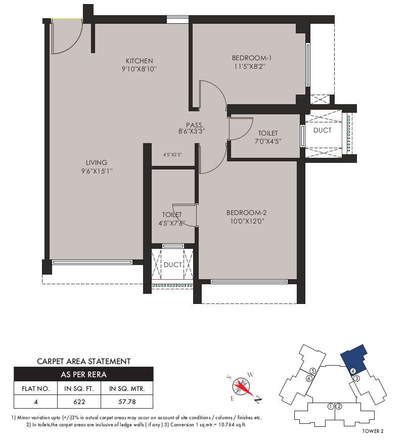 Check Floor Plan Design - Avalon Residency | 2/3 bhk  Apartments in Goregaon - image