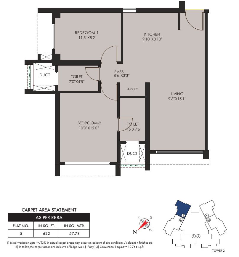 Check Floor Plan Design - Avalon Residency | 2/3 bhk  Apartments in Goregaon - image