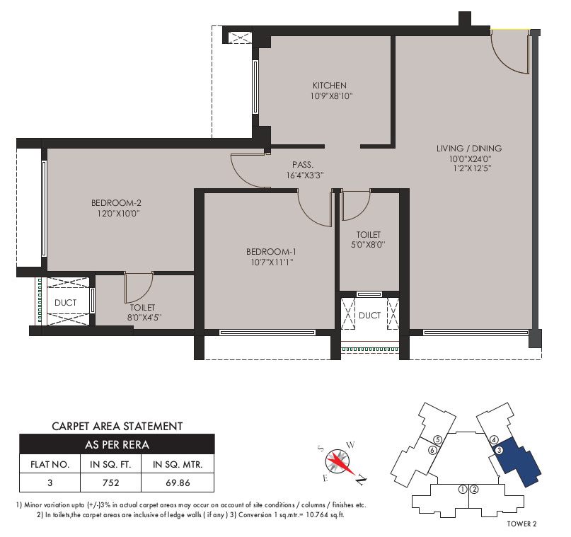 Check Floor Plan Design - Avalon Residency | 2/3 bhk  Apartments in Goregaon - image
