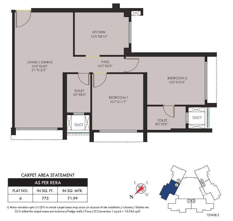 Check Floor Plan Design - Avalon Residency | 2/3 bhk  Apartments in Goregaon - image